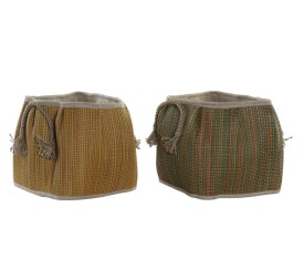 CESTA FIBRA ALGODON 30X30X36 PLEGABLE 2 SURT.