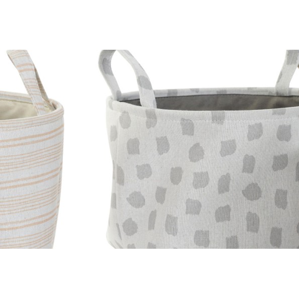 CESTA SET 3 POLIESTER 30X30X23 4 SURT.