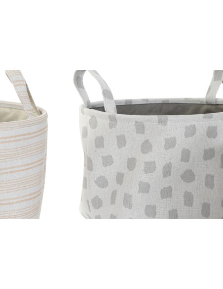 CESTA SET 3 POLIESTER 30X30X23 4 SURT.