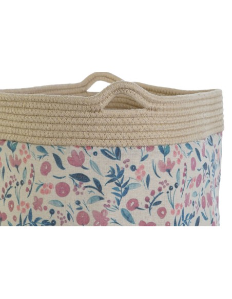 CESTA ALGODON POLIESTER 35X35X38 NATURAL