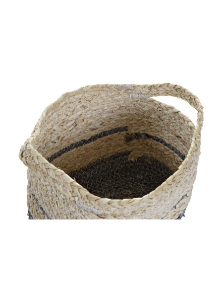 CESTA SET 3 FIBRA MAIZ 30X20X20 GRIS