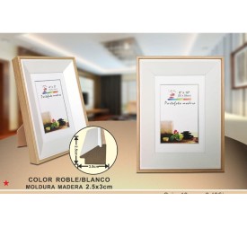 PORTAFOTO MADERA DM-845 20X25CM(9/18)