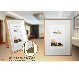 PORTAFOTO MADERA DM-845 18X24CM(9/18)