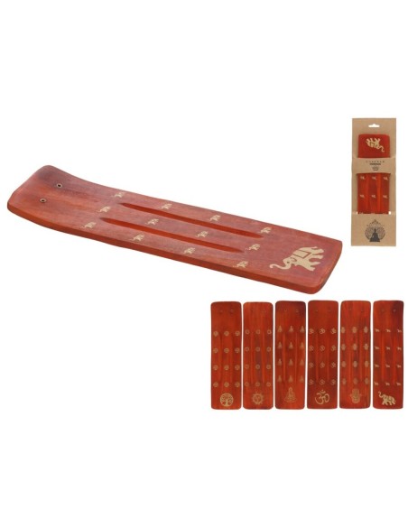 PORTA INCIENSO INIYA 25,4X7,3CM 6 DISEÑOS