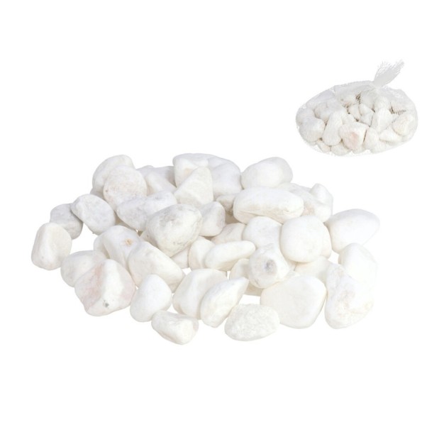 PIEDRAS DECORACION BLANCAS 600G