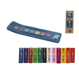 PORTA INCIENSO BHAKTI 25,4X7,3CM 12 COLORES