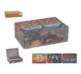 CAJA MARMOL DECORADA 10X15X4,5CM 3STD