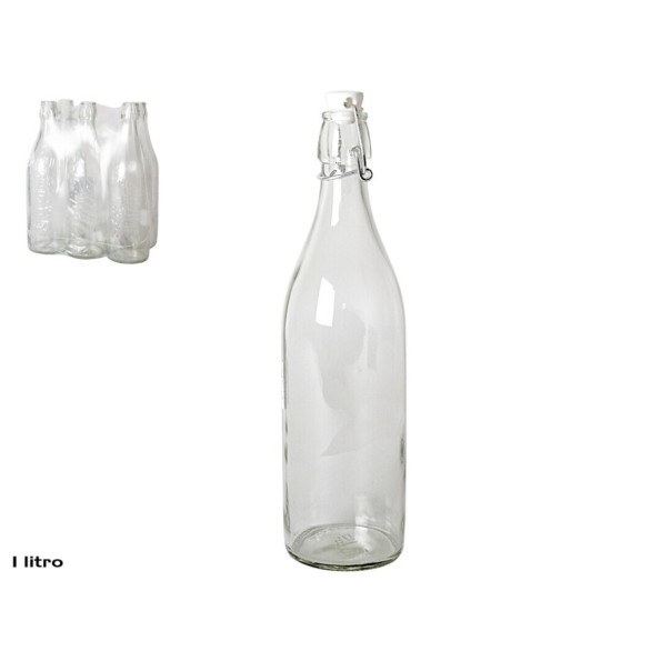 BOTELLA CRISTAL TRANS. 1LT 03980