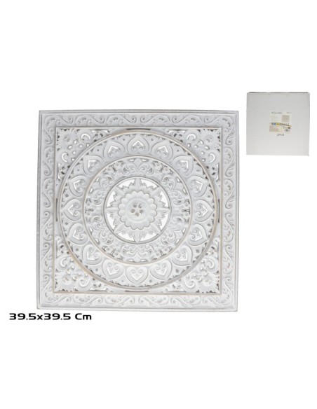 MANDALA PARED KALA 39,5X1,2X39,5 CM