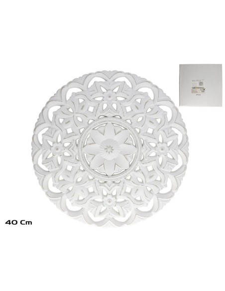 MANDALA  PARED FLOR MDF BALU 40X1,5X40 CM