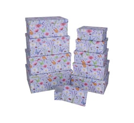 SET 10 CAJAS NATURA 37,5X29X16 CM