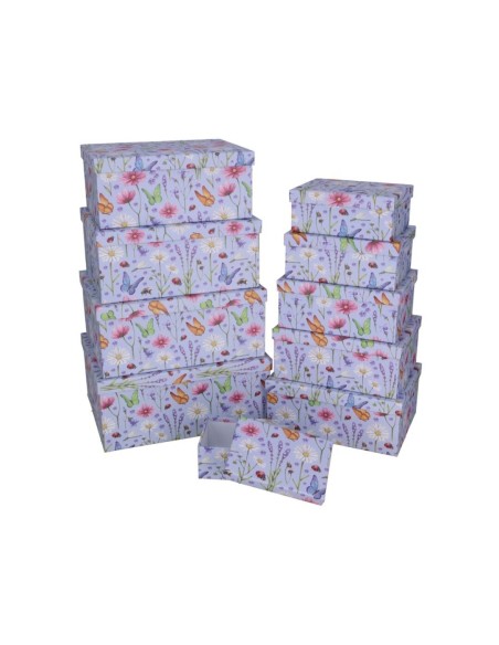 SET 10 CAJAS NATURA 37,5X29X16 CM