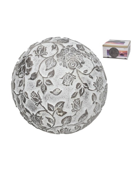 BOLA DECO NAYA 10,2X10,2X10,2 CM RESINA