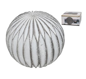 BOLA DECO ANJALI 10,3X10,1X10,1 CM RESINA