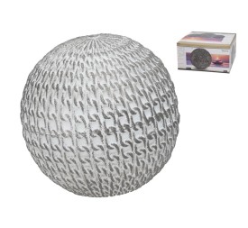 BOLA DECO ARYAM 10,2X10,2X10,1 CM RESINA