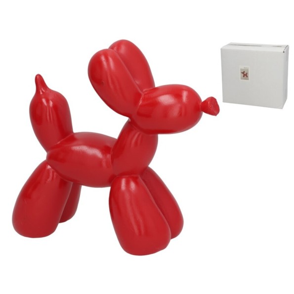 FIGURA PERRO KINARI DECO 25,5X9X23 CM RESINA