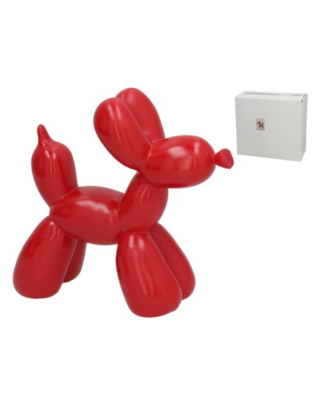 FIGURA PERRO KINARI DECO 25,5X9X23 CM RESINA