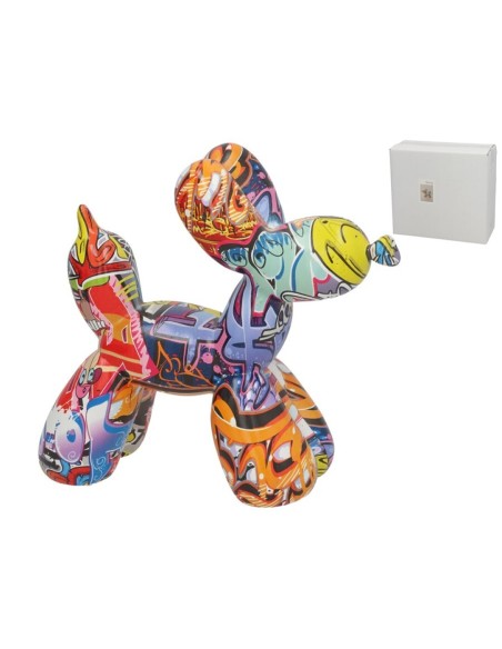 FIGURA PERRO DECO ANJALI 25,5X9X23 CM RESINA