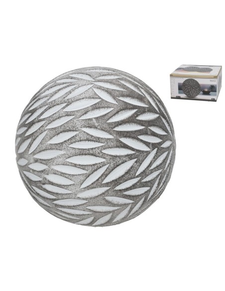 BOLA DECO KERANI 10,1X10,1X10,4 CM RESINA