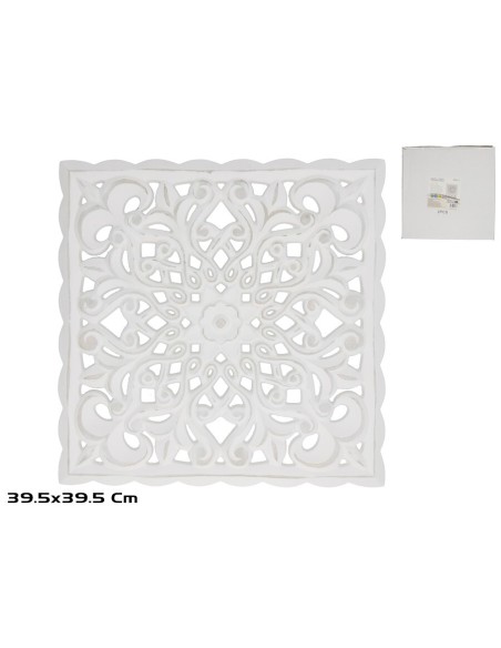 MANDALA PARED RANIA MDF 39,5X39,5X1,2 CM