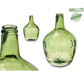 BOTELLA DECORATIVA VIDRIO LISA 4L VERDE