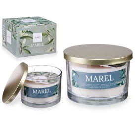 VELA VASO C TAPA DORADA MENTA FRESCA Y JAZMIN