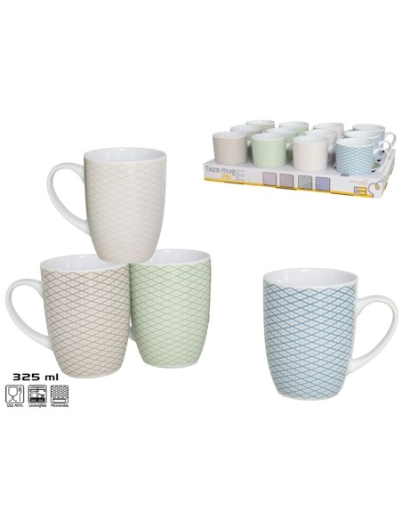 TAZA MUG PIKI 325 ML 4 SURT