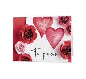 MINI CARD "Te Quiero" CORAZONES