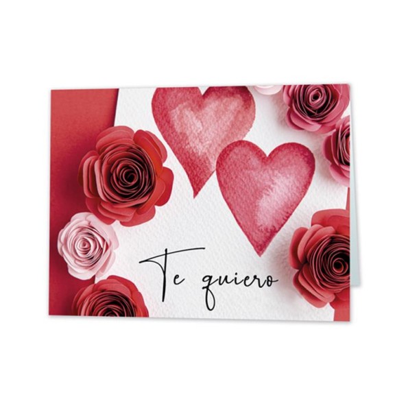 MINI CARD "Te Quiero" CORAZONES