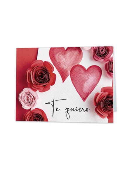 MINI CARD "Te Quiero" CORAZONES