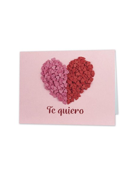 MINI CARD CORAZÓN Te Quiero (3034)