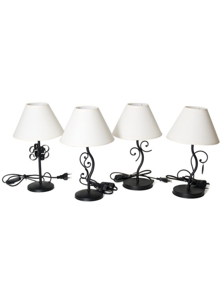 LAMPARA FORJA SOBREMESA CANDY SURT.