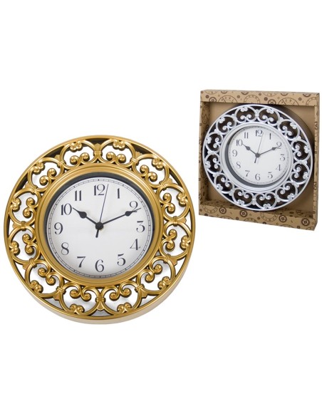 RELOJ PARED  LABRADO - 30CM 2STD