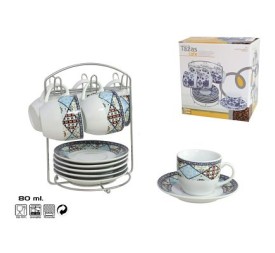 SET6 TAZAS CAFE JAÉN 80CC C/PLATO+SOPORT