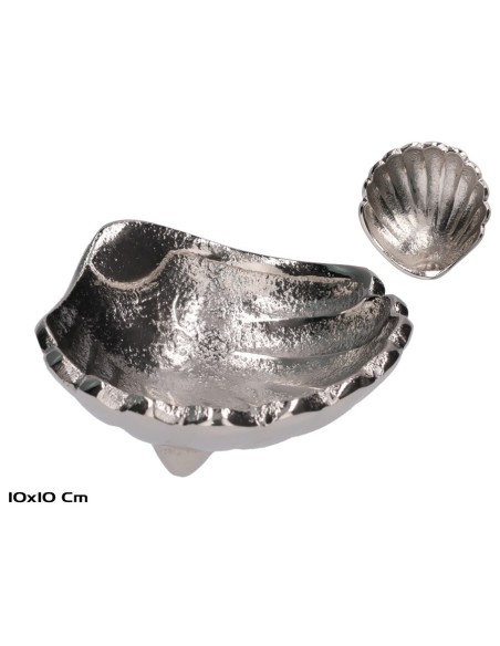 BOWL DECORATIVO CONCHA SEA 10X10X3CM NIQUEL BOWL DECORATIVO CONCHA SEA 10X10X3CM NIQUEL