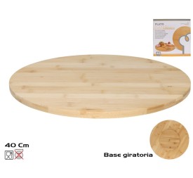 PLATO BAMBU GIRATORIO 40 CM