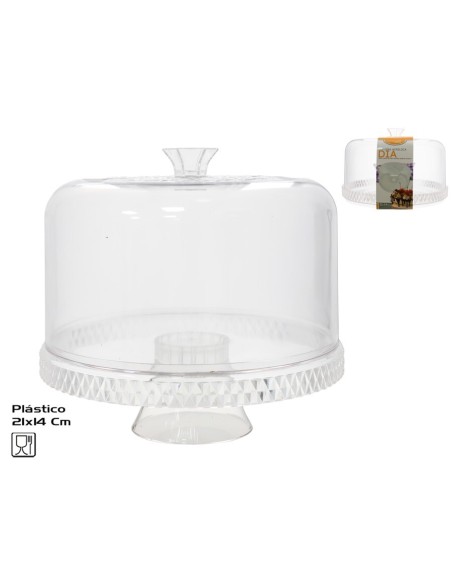 TARTERA ACRILICA DIA 21 X H14 CM