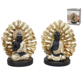 FIGURA BUDA ARYAM 2 SURT 14,5X9X17,5 CM RESINA