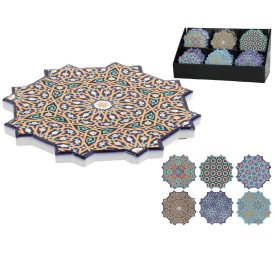POSAVASOS CERAMICA ONKAHR 6 SURT 10,8X10,8 CM