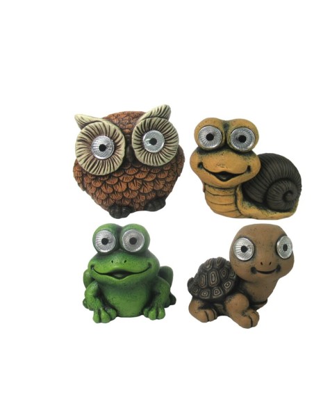 ANIMALES JARDIN SOLAR LED 4/S