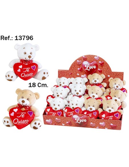 Peluches de Oso con Corazón Te Quiro al por Mayor - San Valentín