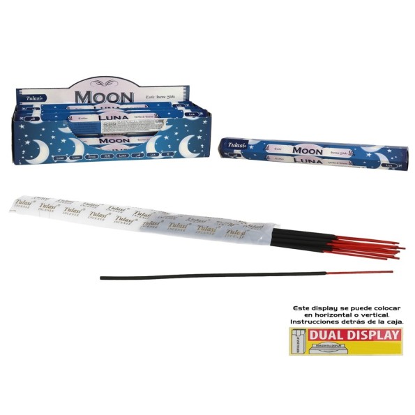 INCIENSO 24G 20 STICKS TULASI MOON