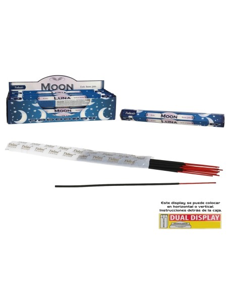 INCIENSO 24G 20 STICKS TULASI MOON