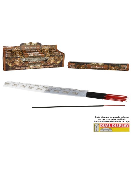 INCIENSO 24G 20 STICKS TULASI GOOD FORTUNE