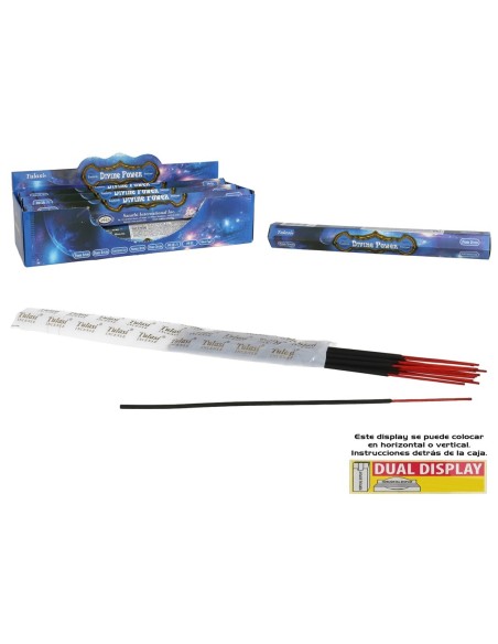 INCIENSO 24G 20 STICKS TULASI DIVINE POWER