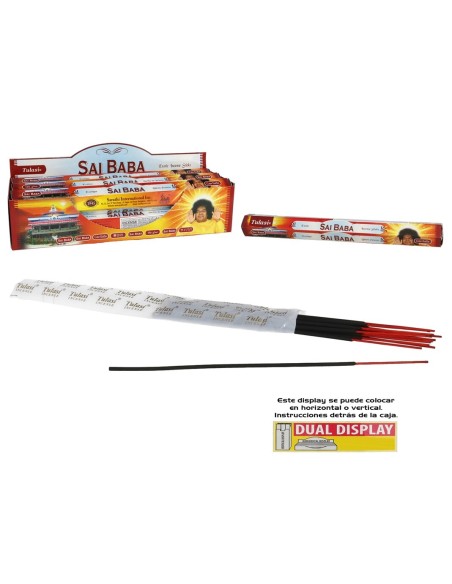 INCIENSO 24G 20 STICKS TULASI SAI BABA