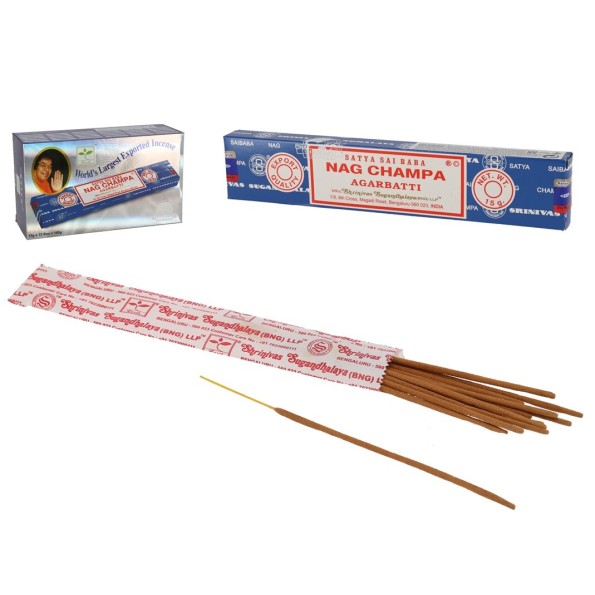 INCIENSO 15G 12 STICKS SAI BABA NAGCHAMPA