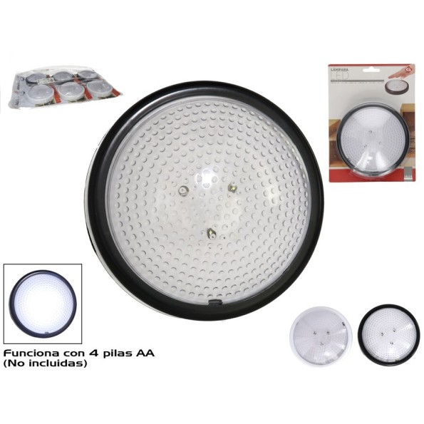 LAMPARA LED TOQUE 3 FUNC. SURT. 14X14CM