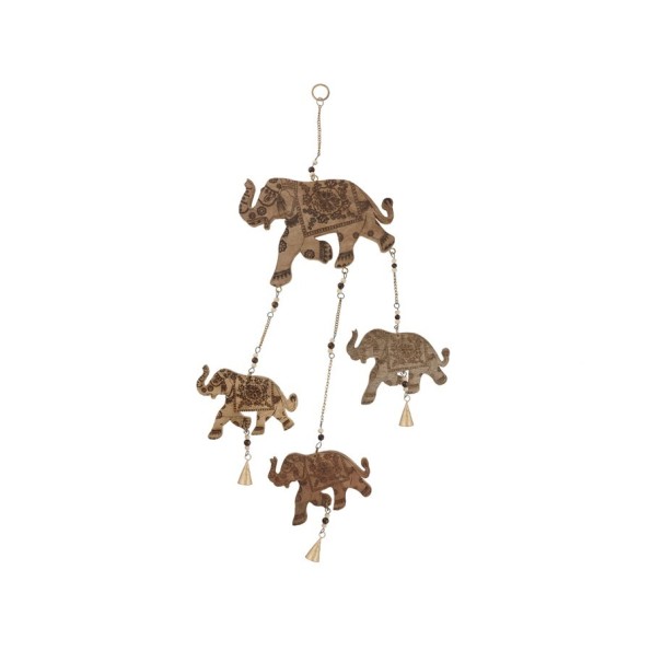 CARRILLON DE VIENTO ELEFANTE 24X64CM