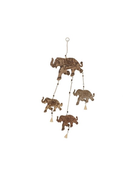 CARRILLON DE VIENTO ELEFANTE 24X64CM